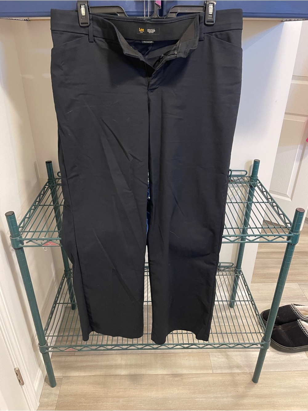 Lee Women's Black Dress Pants Straight Leg